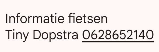 fietsen info
